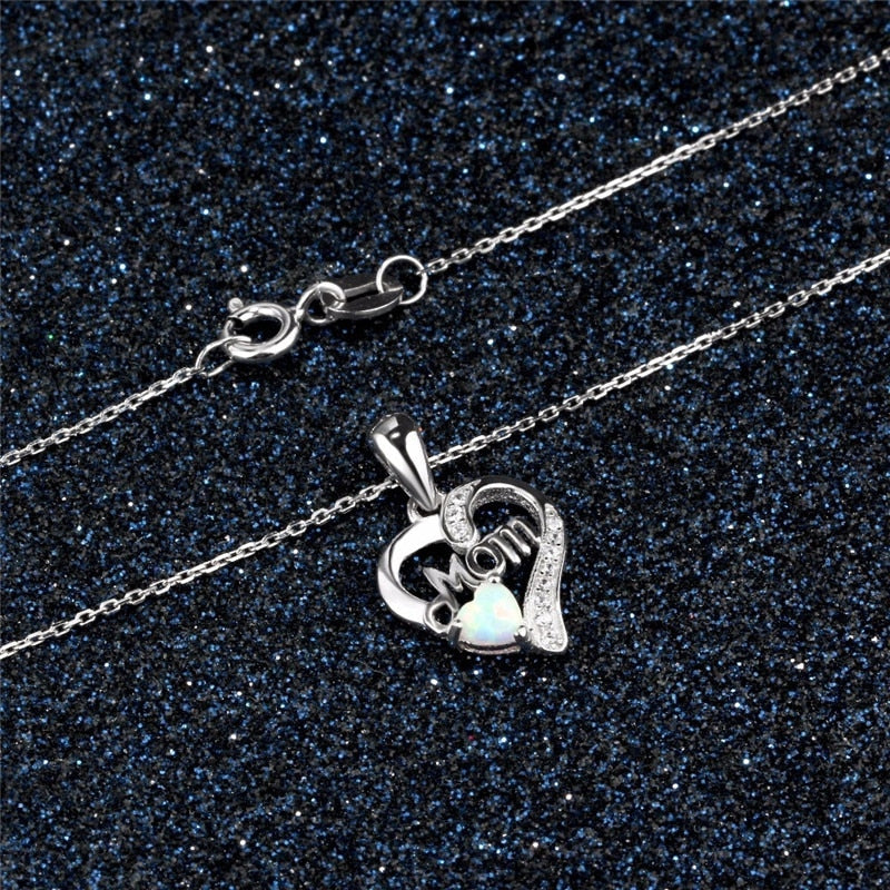 Love Mom Necklace