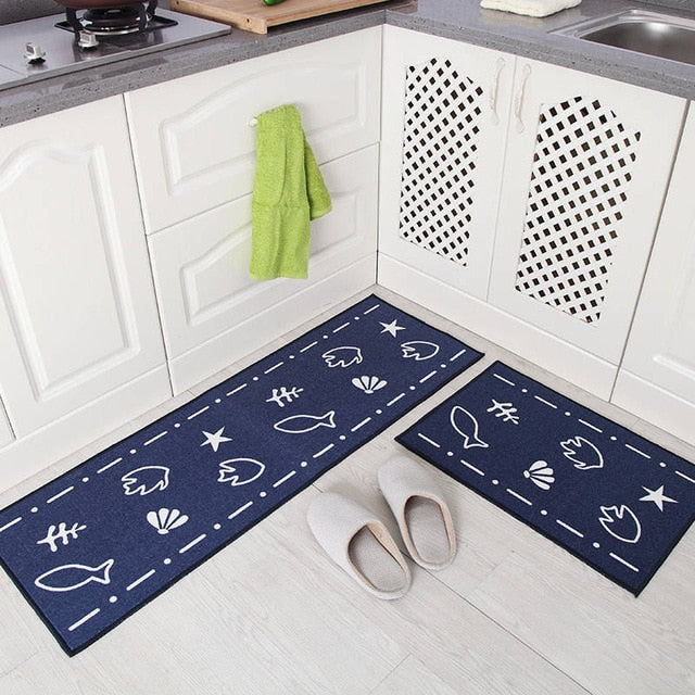 Absorbent Non-Slip Kitchen Floor Mats