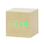 Modern Digital Wood Clock