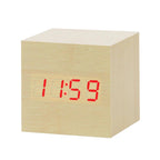Modern Digital Wood Clock