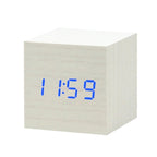 Modern Digital Wood Clock