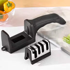 Professional Knife Sharpener 4 Stages Stone Tungsten Diamond Ceramic Tool