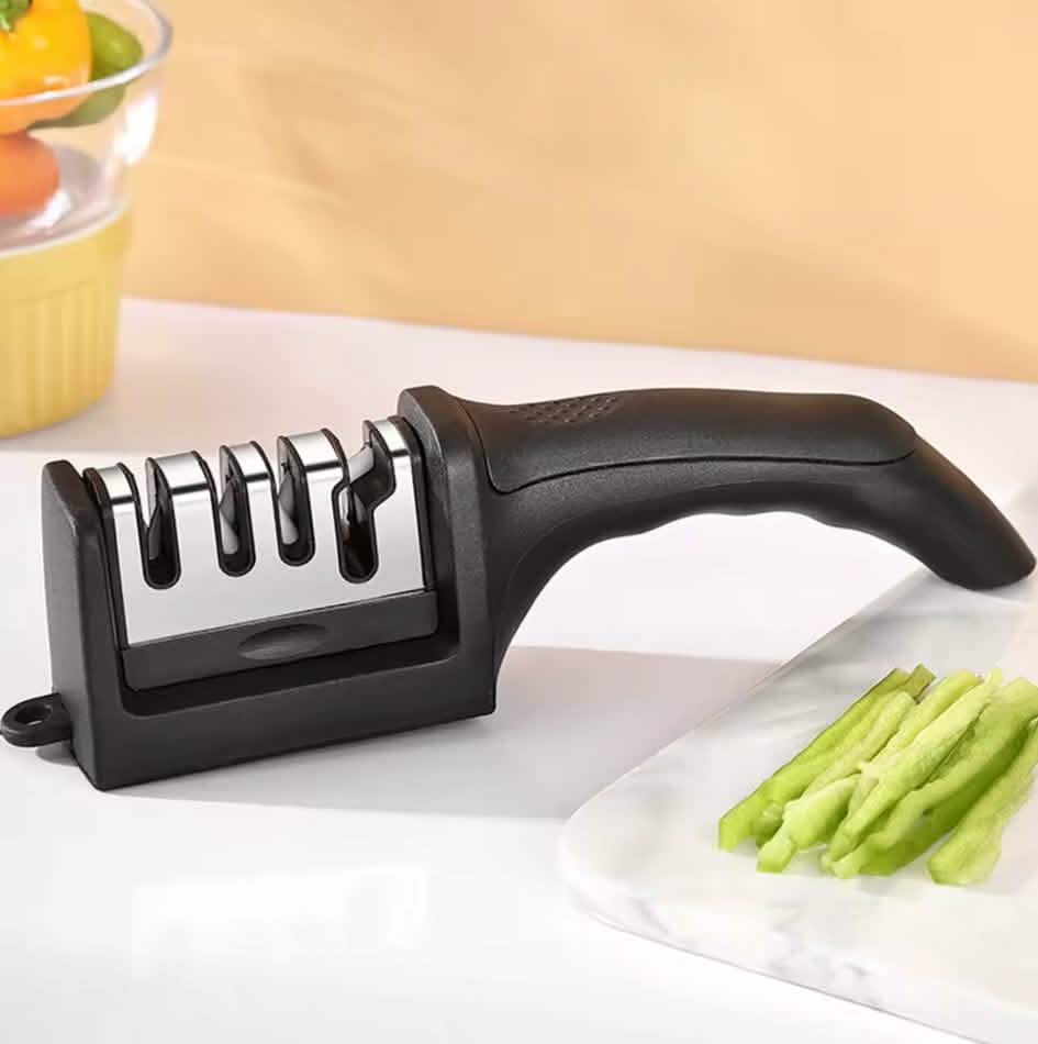 Professional Knife Sharpener 4 Stages Stone Tungsten Diamond Ceramic Tool