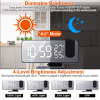 Projection Alarm Clock with Radio Function