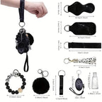 9-Piece: Protection Safety Keychain Set