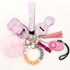 9-Piece: Protection Safety Keychain Set