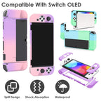 Protective Shell Cover Hard Dockable Case Fit for Nintendo Switch OLED