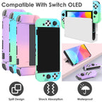 Protective Shell Cover Hard Dockable Case Fit for Nintendo Switch OLED