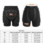 Protective Shorts for Skiing Snowboarding Skating Skateboarding