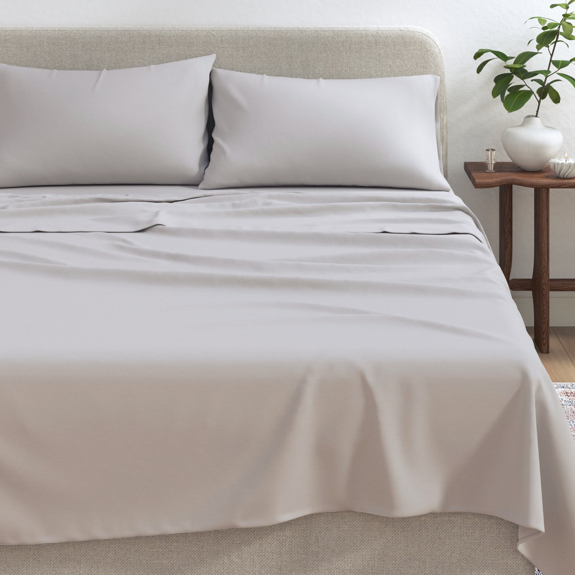 Viscose from Bamboo & Cotton Blend Jersey Knit Sheets