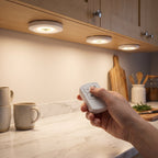 Wireless LED Puck Lights with Remote