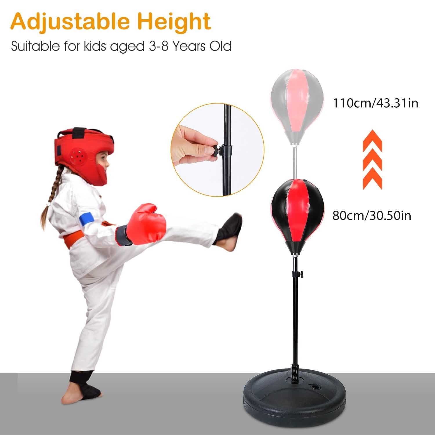 Punching Bag For Kids Junior Boxing Set with Boxing Gloves