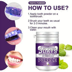 Purple Teeth Cleaning Powder