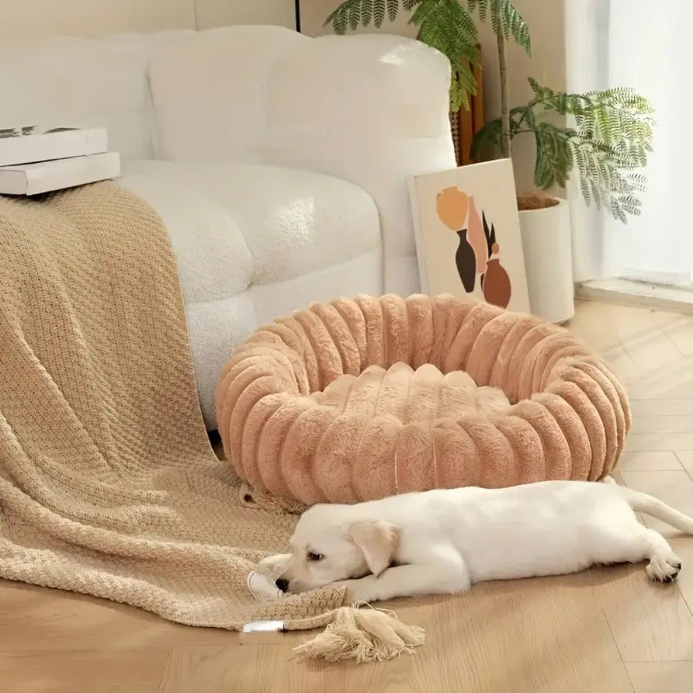 Cozy Round Pet Lounger
