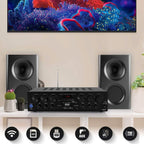Pyle Wireless Bluetooth Home Audio Amplifier  (Refurbished)