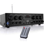 Pyle Wireless Bluetooth Home Audio Amplifier  (Refurbished)