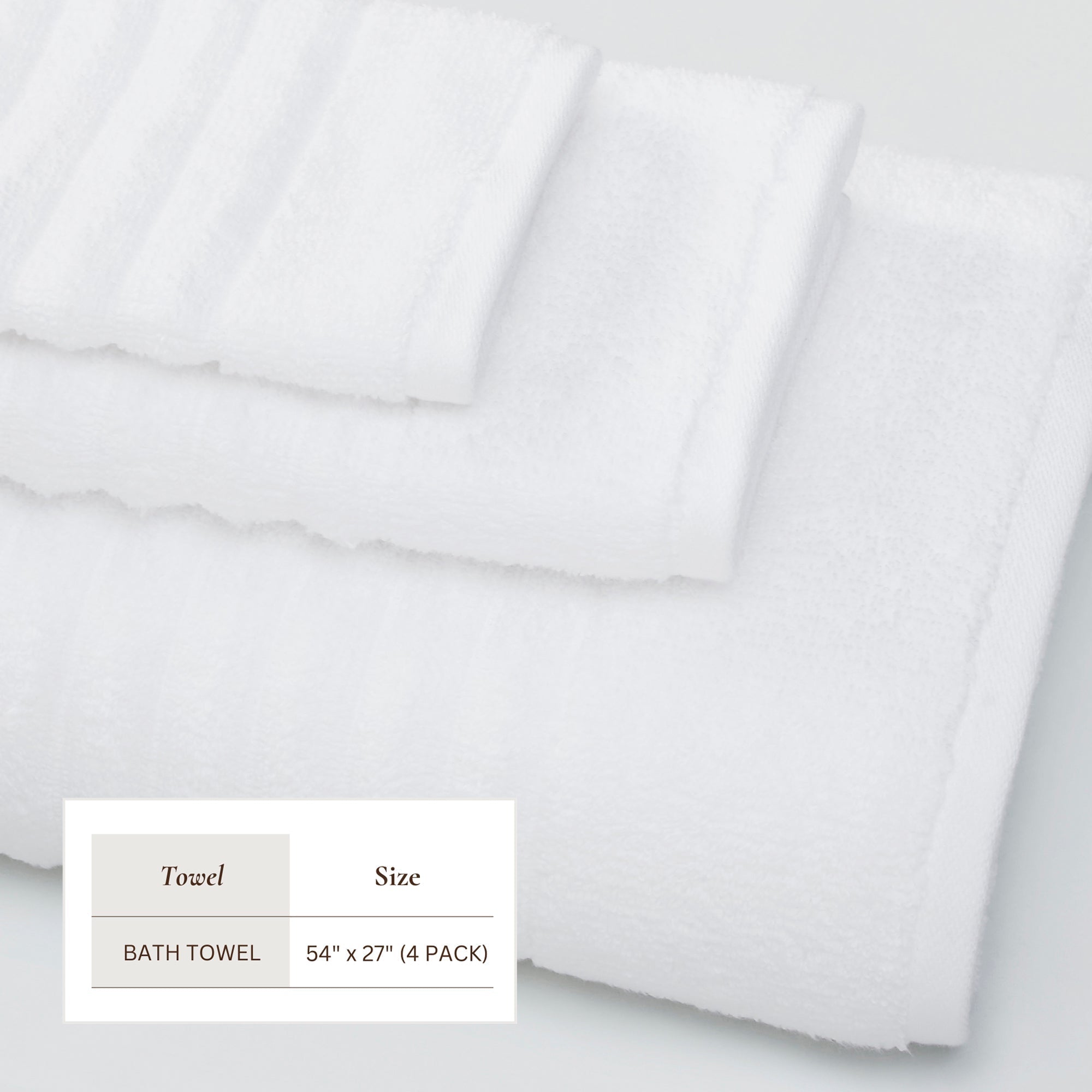 Luxury Combed Cotton Bath Towel Set - Karina Collection