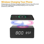 Qi Wireless Charger Digital Alarm Clock