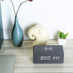 Qi Wireless Charger Digital Alarm Clock