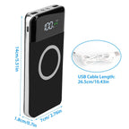 Qi Wireless Station 10000mAh Powerbank with 4 Modes Flashlight
