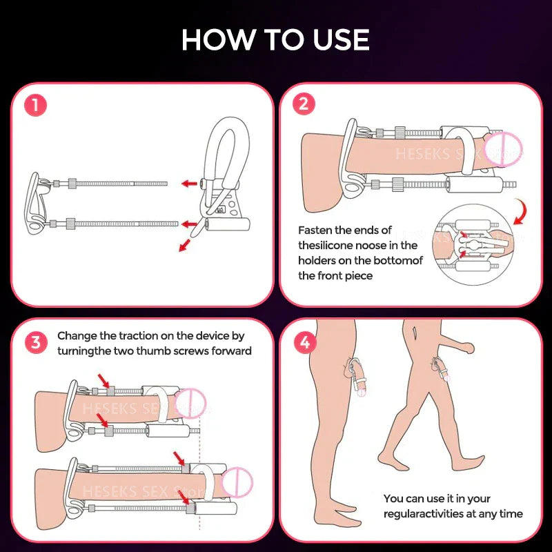 Quellix Male Traction Device for Enhancement and Support
