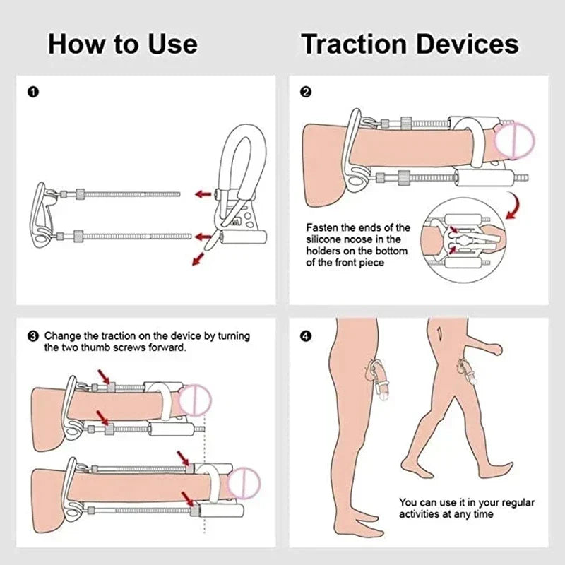 Quellix Male Traction Device for Enhancement and Support