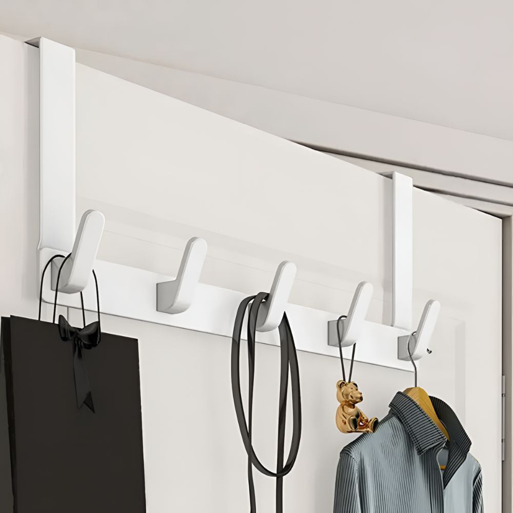 Over-the-Door 5 Hook Organizer Rack