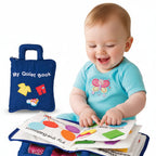 Quiet Book Montessori Fabric Learning Montessori Activity Book