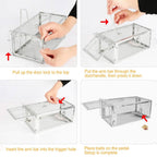 Rat Trap Cage Humane Live Rodent