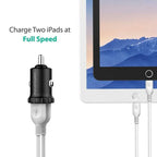RavPower 24W 4.8A Mini Dual USB Car Adapter 2-Port Car Charger (Refurbished)
