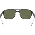 Ray-Ban Men's Rb3530 Square Sunglasses (Refurbished)