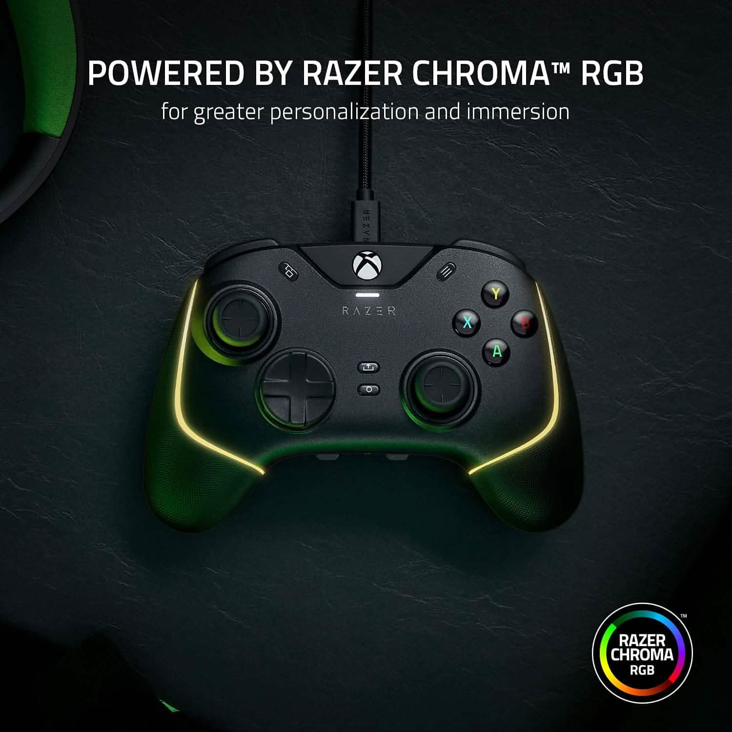 Razer Wolverine V2 Chroma Wired Gaming Pro Controller for Xbox Series X|S, Xbox One, PC  (Refurbished)
