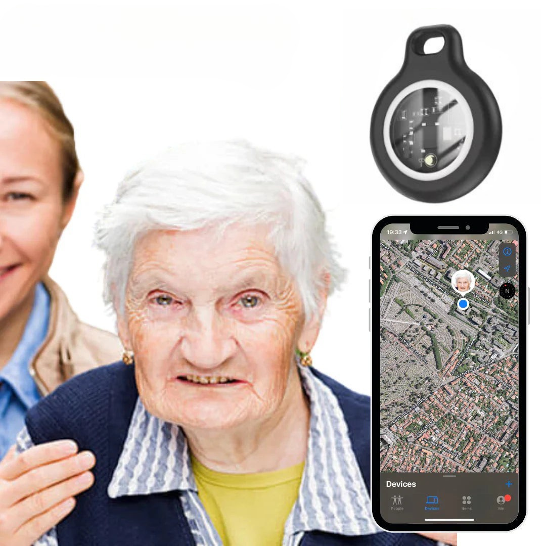 Real-Time GPS Tracker for Seniors with Waterproof Tracking and No Fees