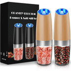 Rechargeable Electric Pepper and Salt Mill Set - GrindMaster Duo