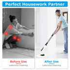 Rechargeable Electric Spin Scrubber 8 Brush Replaceable Heads 2 Speed