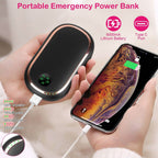 Rechargeable Hand Heater Pocket Warmer Power Bank with Digital Display