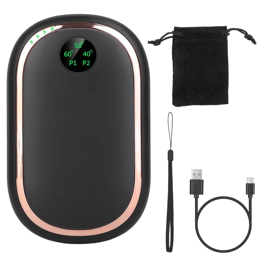 Rechargeable Hand Heater Pocket Warmer Power Bank with Digital Display
