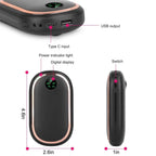 Rechargeable Hand Heater Pocket Warmer Power Bank with Digital Display