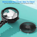 Rechargeable Handheld Fan with Flexible Tripod