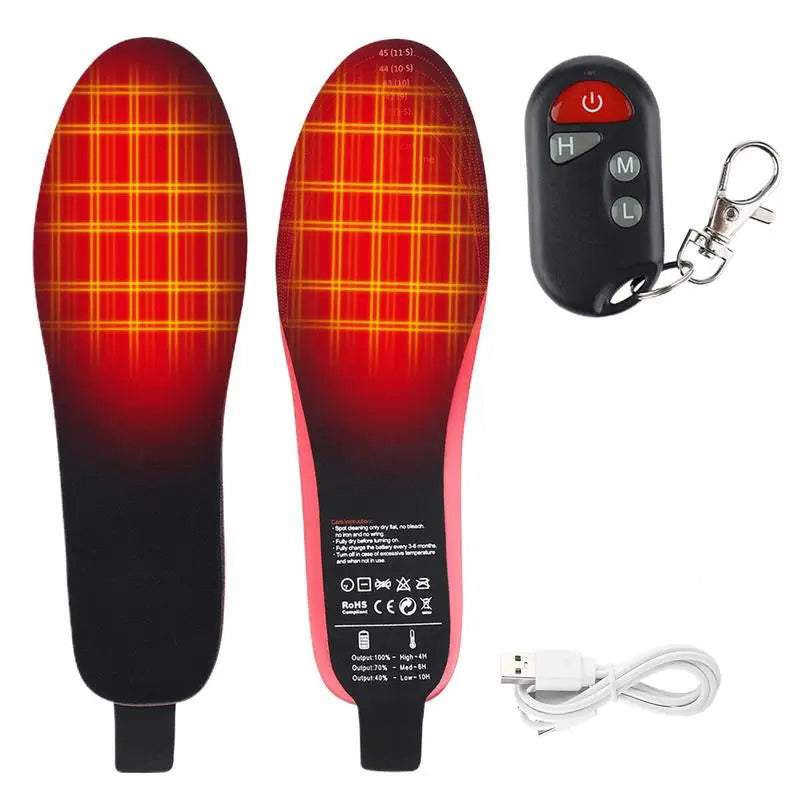 Remote Controlled Heated Shoe Inserts