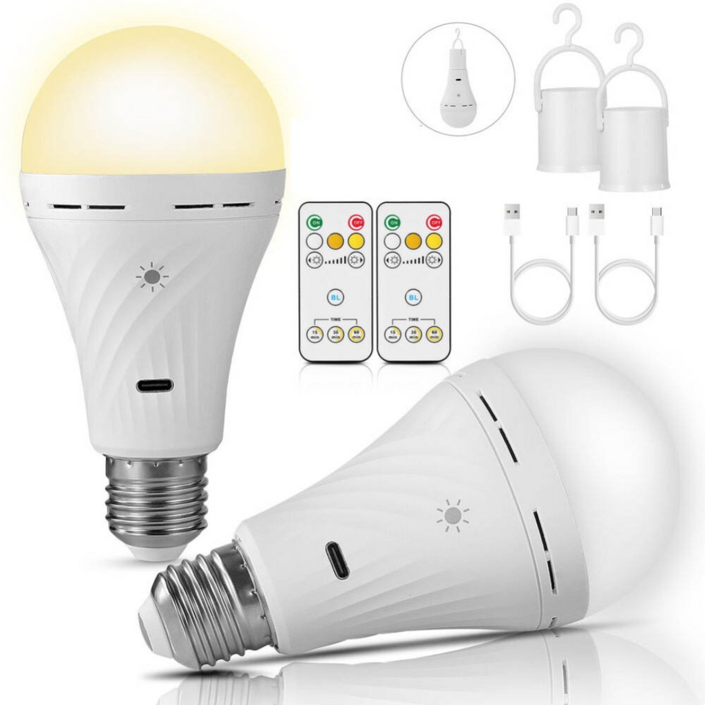 Rechargeable LED Bulb with Remote Control – Practicality and Energy Savings