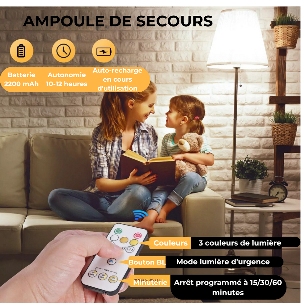 Rechargeable LED Bulb with Remote Control – Practicality and Energy Savings