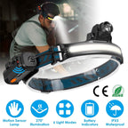 Rechargeable Motion Sensor Head Lamp 6 Light Modes