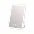 Rechargeable Travel Makeup Mirror with Led Lights