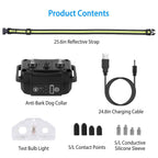 Rechargeable Waterproof Beep Vibration Static Stimulation Bark Stopper