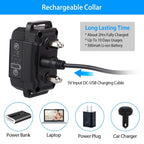 Rechargeable Waterproof Beep Vibration Static Stimulation Bark Stopper