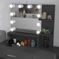 Rectangular Makeup Table with Mirror