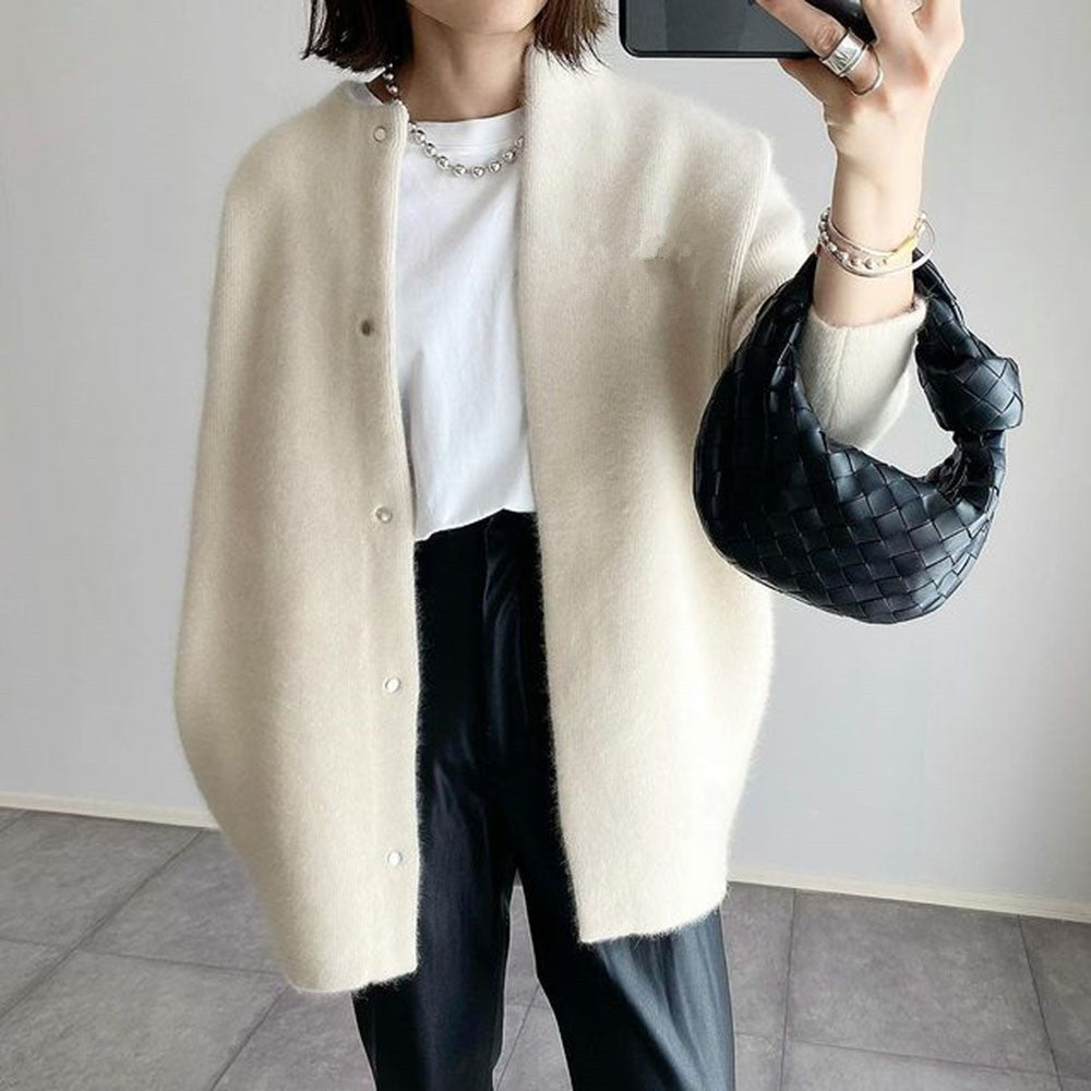 Niki | Soft Textured Oversized Long Cardigan
