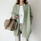 Niki | Soft Textured Oversized Long Cardigan