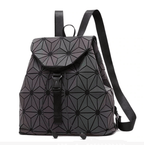Reflective Colour-Changing Geometric Backpack for Women